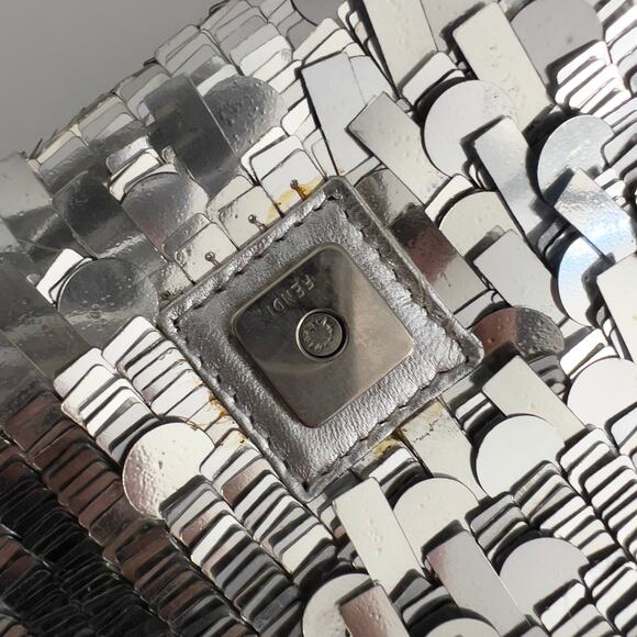 Vintage Fendi silver sequin baguette - Picture 3 of 16